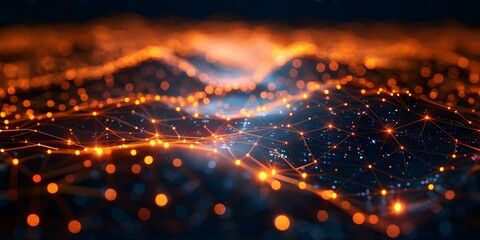 Abstract digital connections representing advanced technology and connectivity seamless background. Concept Advanced Technology, Connectivity, Digital Connections, Seamless Background, Abstract