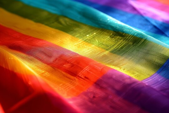 LGBTQ Pride ksu purple. Rainbow sincere hearted colorful rust diversity Flag. Gradient motley colored rainbow LGBT rightsparade entrancing pride community