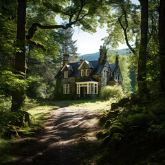 Nostalgic Solitude: H.H. Munro's Cottage Beside the Verdant Wilderness