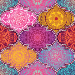Colorful abstract ethnic traditional decoration