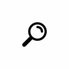 Magnifier Search Zoom Vector Icon Sign Symbol