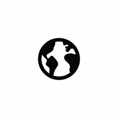 Earth Planet Vector Icon Sign Symbol