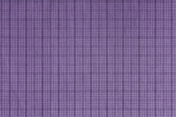 Purple checkered texture fabric, tartan pattern. Shirt fabric, tablecloth textile, linen plaid cloth, classic scottish check pattern. Backdrop, wallpaper, background.