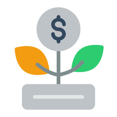This is the Growth icon from the Finance icon collection with an Color style
