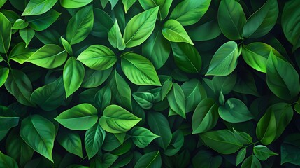 Natural green leaf background. Natural leaves green plants using as spring or summer background. Cover page greenery environment ecology wallpaper - obrazy, fototapety, plakaty