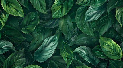 Natural green leaf background. Natural leaves green plants using as spring or summer background. Cover page greenery environment ecology wallpaper