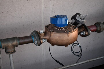 Backflow meter valve, potable water. 1 1.5