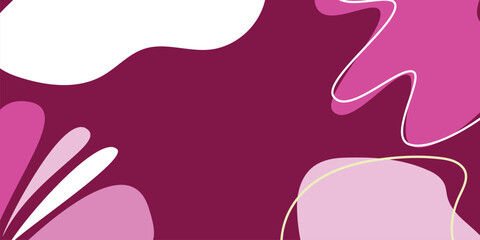 illustration of a pink and purple