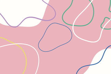 pink and white background