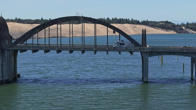 Siuslaw River Florence Oregon Coast Highway 101 Bridge