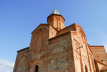 Fototapeta na wymiar The Church of the Archangels, Gremi complex in Kakheti, Georgia