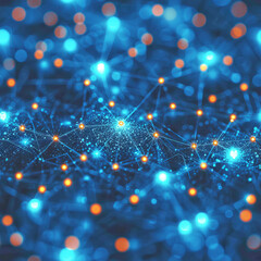 brain neural network, biology lab science, ai generated