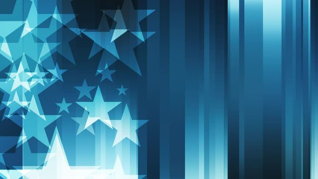 Gradient green blue stars background stylish rectangular abstract design with contemporary geometry and abstract formation