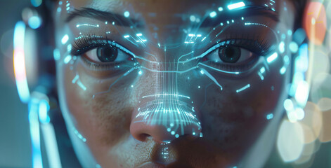 futuristic eyes interface, augmented reality, science fiction, innovation, development, artificial intelligence, AI