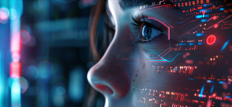 futuristic eyes interface, augmented reality, science fiction, innovation, development, artificial intelligence, AI