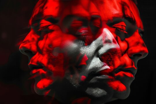 Bipolar expressions: split personality showcase