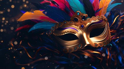 Carnival mask background, carnival mask