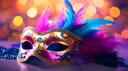 Gardinen Venetian masquerade mask, carnival mask © ma