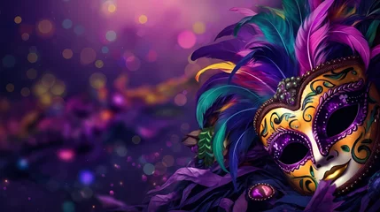 Foto op Plexiglas Venetian masquerade mask, carnival mask © ma