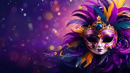 Poster Venetian masquerade mask, carnival mask © ma