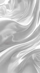 Fototapeta premium white abstract wavy background