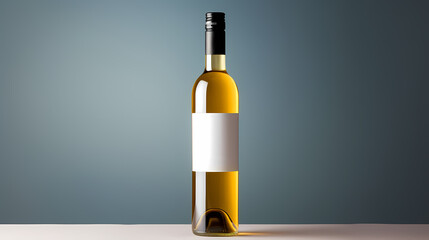 Bottle of red wine on background, advertising shoot