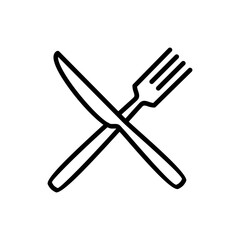 spoon and fork icon vector. spoon, fork and knife icon vector. restaurant icon