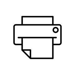 Print icon vector. printer icon vector.