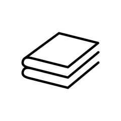 Book icon vector. open book icon vector. ebook icon