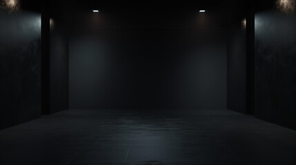 room with spotlight