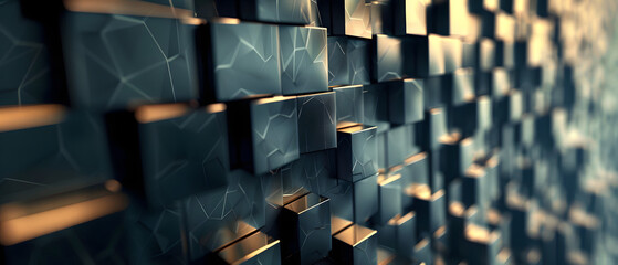 Abstract Cubed Background Texture Wallpaper