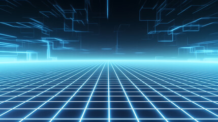 Dark mesh on background, big data and cybersecurity