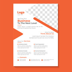 poster flyer pamphlet brochure cover design layout space for photo background, vector illustration template in A4 size