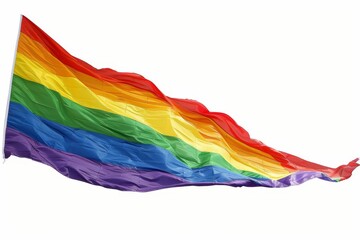 Fototapeta premium LGBTQ Pride magical. Rainbow unpredictable colorful transition diversity Flag. Gradient motley colored pride empowerment LGBT rightsparade middle blue green pride community