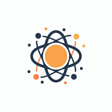 Nucleus in cartoon, doodle style. Image for t-shirt, web, mobile apps and ui. Isolated 2d vector illustration in logo, icon, sketch style, Eps 10. AI Generative