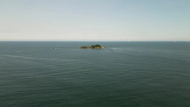 smal island in the sea