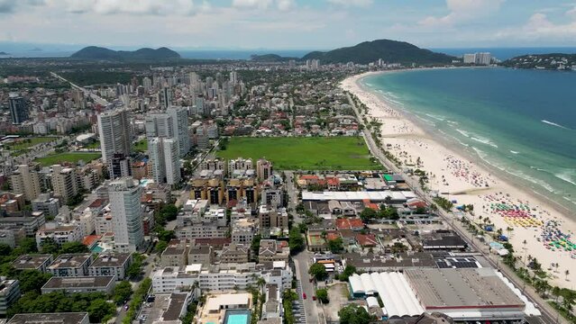 Praia Guaruj&aacute; Enseada S&atilde;o Paulo