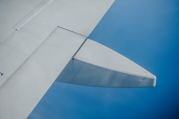 View from window of plane.