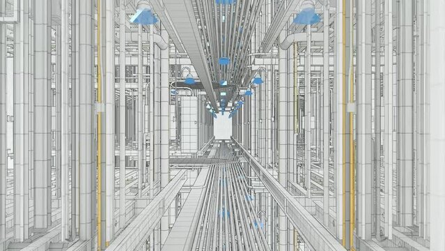 BIM, MEPFS Corridor Flyby