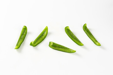 Green pepper slices - 746174976