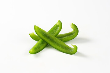 Green pepper slices - 746174984