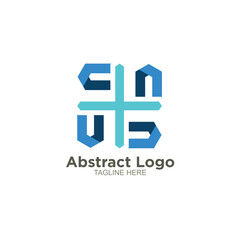 Obraz premium Abstract logo design element