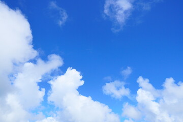 青い空と白い雲