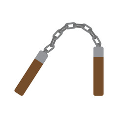 Nunchaku icon vektor