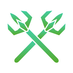 Spear Flat Gradient Style