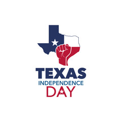 Texas Independence Day logo ,,