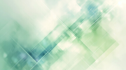 Abstract Soft Green and Blue Light Background