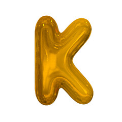 Fototapeta premium 3D Golden Text 