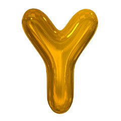 Fototapeta premium 3D Golden Text 