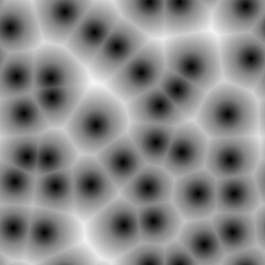 Obraz premium voronoi seamless black and white background